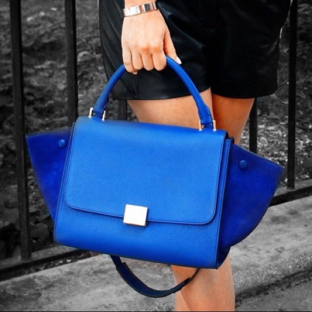 Authentic Celine Trapeze Handbag cross body